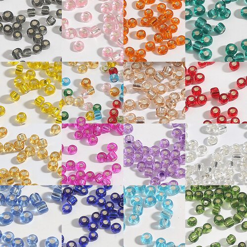 2-4mm glass beads, loose beads, handmade bead beads