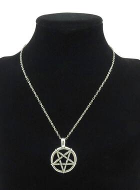 Goth Wicca Witch Pentacle Amulet Pentagram Pendant Women Nec