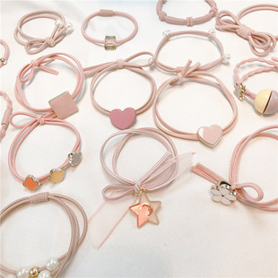 Rope Hair Band Personalit Girl Heart Accessories Rubber