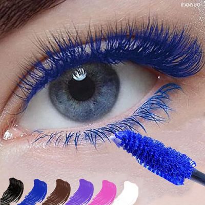 4D Colorful Mascara Waterproof Eyelash Extension Glitter Fas