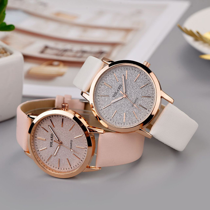 Women Fashion Watches New YOLAKO Women's Simplicity Casual Q