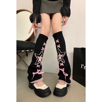 NewGirls Leg Warmers  JK Girls Lolita Drawstring Five pointe