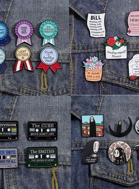 Hot New Enamel Pin Set Custome Badges Medals Coffee Cups Car