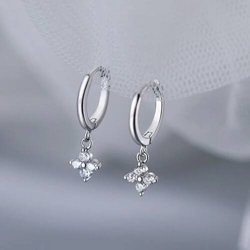 Sterling Silver Leaf Earrings For Women Hypoallergenic Round