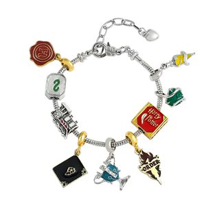 Harri Charms Bracelet Hogwarts Academy of Magic Slytherin Be