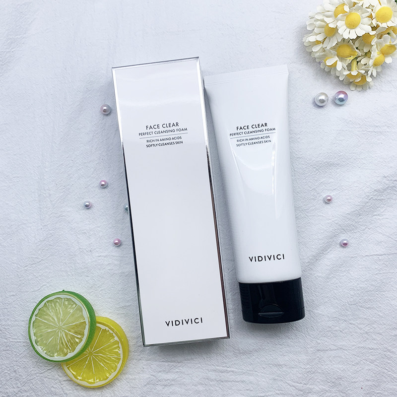 正品现货 韩国vidivici女神洗面奶氨基酸清洁毛孔 温和泡沫洁面乳