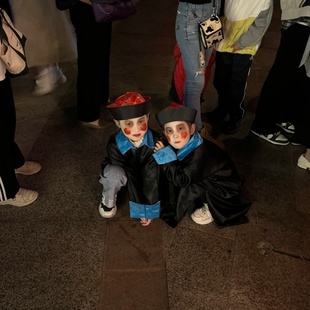 万圣节儿童服装男女童cos可爱清朝僵尸官服太监服成人化妆舞会服