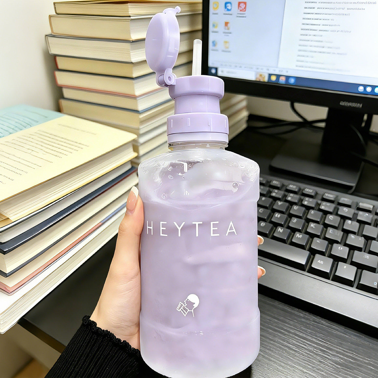 赵露思同款吸管！吸管瓶盖帽喝水神器外出便携通用饮料瓶盖转换头