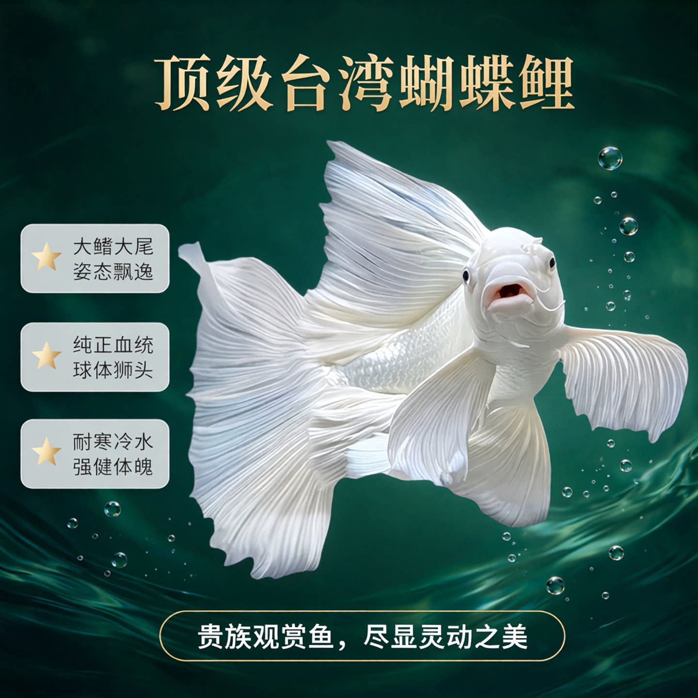 台湾蝴蝶鲤观赏鱼活体