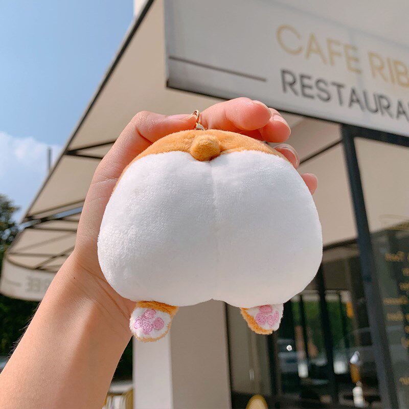 Small ass ins Bags pendant Corgi Key buckle originality lovely lovers Plush Bag Pendantsin the Festive supplies/Gift , Gift ideas , Keychain  category - from Buy2taobao.com to provide professional Taobao agent buy service