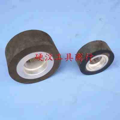 抛光机橡胶轮铝芯砂带机抛光橡胶轮被动轮打磨过砂抛光轮非标定做