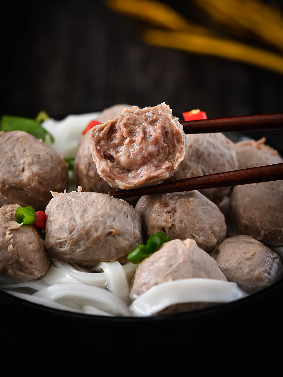 Chaoshan Beef Meatballs Tasting Palace Banquet Authentic Guangdong Handmade Handmade Hot Pot Pill Ingredients Combined 1000g Niu Fascia Pills
