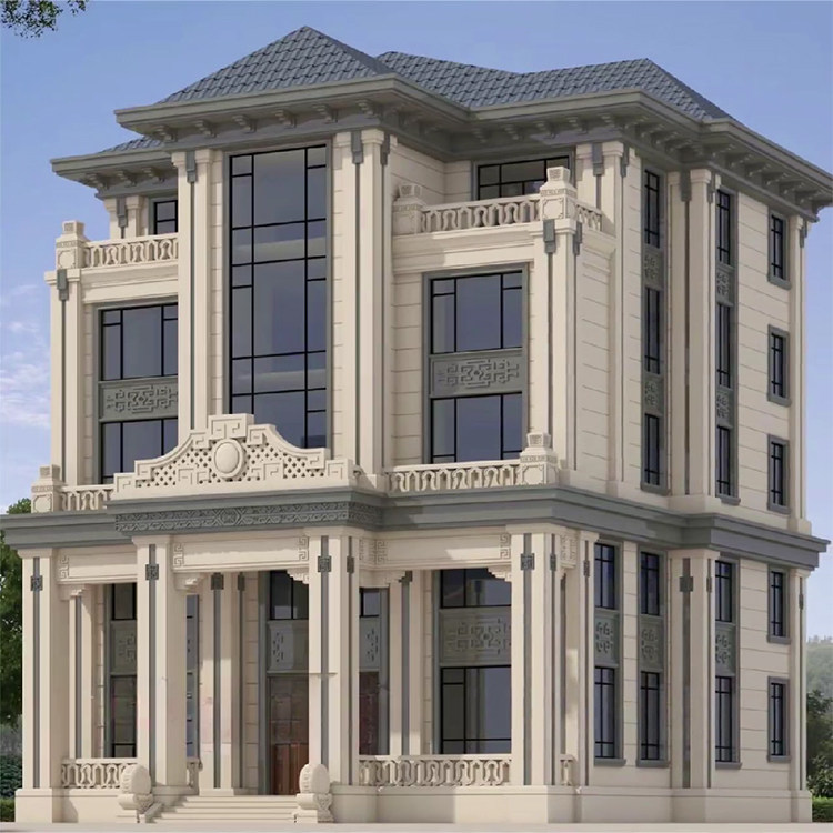 五层别墅设计图纸 欧式风格五层别墅 五层自建房屋设计施工图