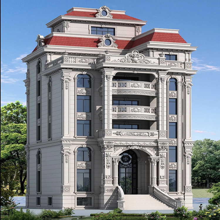 七层别墅设计图纸   欧式风格七层别墅   七层自建房屋设计施工