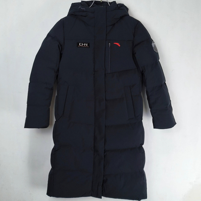 安踏正品综训女长款羽绒服2025冬季新款保暖鹅绒羽绒服162617908