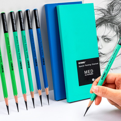 nyoni尼奥尼炭笔碳笔美术生