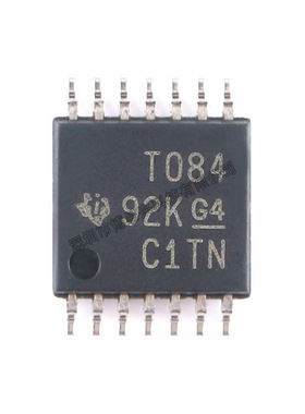 原装 TL084CPWR TSSOP-14 四路高压摆率JFET输入运算放大器芯片