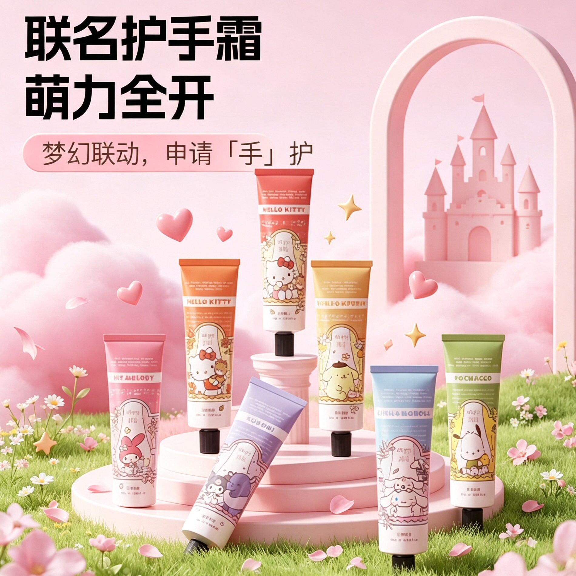 roopy润培护手霜三丽鸥联名女滋润保湿补水防干裂粗糙礼物伴手礼