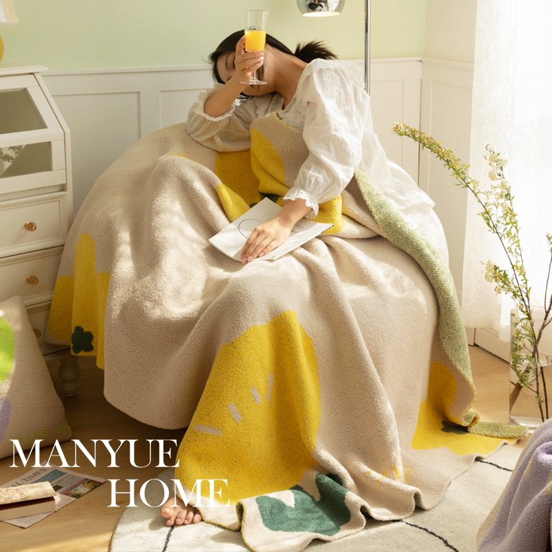 蔓越家网红ins风沙发盖毯