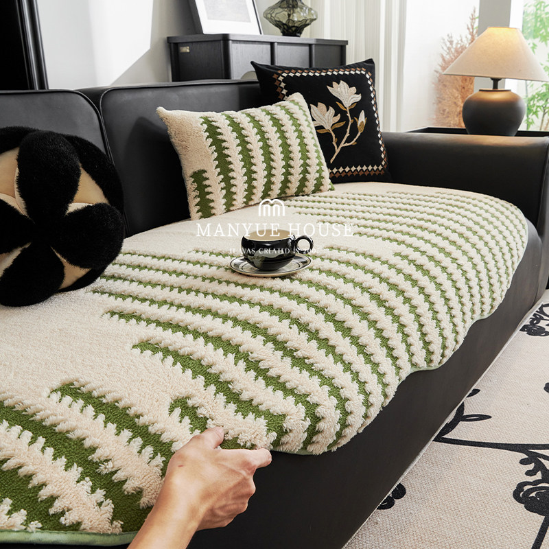 蔓越家 高性价比 异形沙发垫客厅沙发套罩巾秋冬毛绒防滑通用垫子,居家布艺,沙发垫,淘宝优惠券,粉丝福利购,淘宝优惠卷