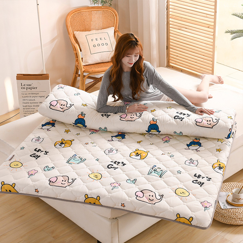 卡通磨毛加厚简约床垫卧室床铺