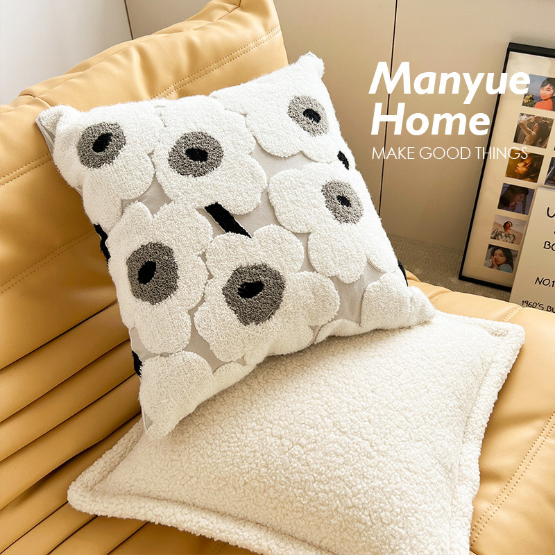 蔓越家ins奶油色网红款抱枕