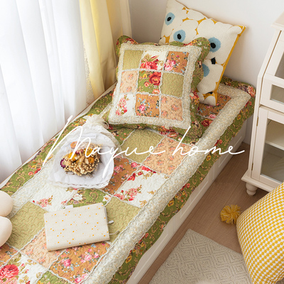 蔓越法式复古全棉ins风窗台垫