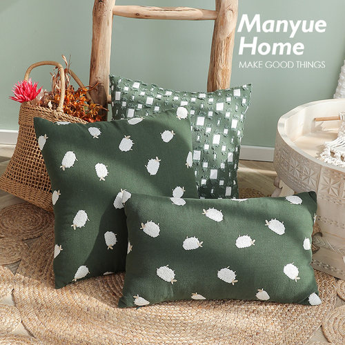 北欧ins可爱小羊抱枕抱枕套