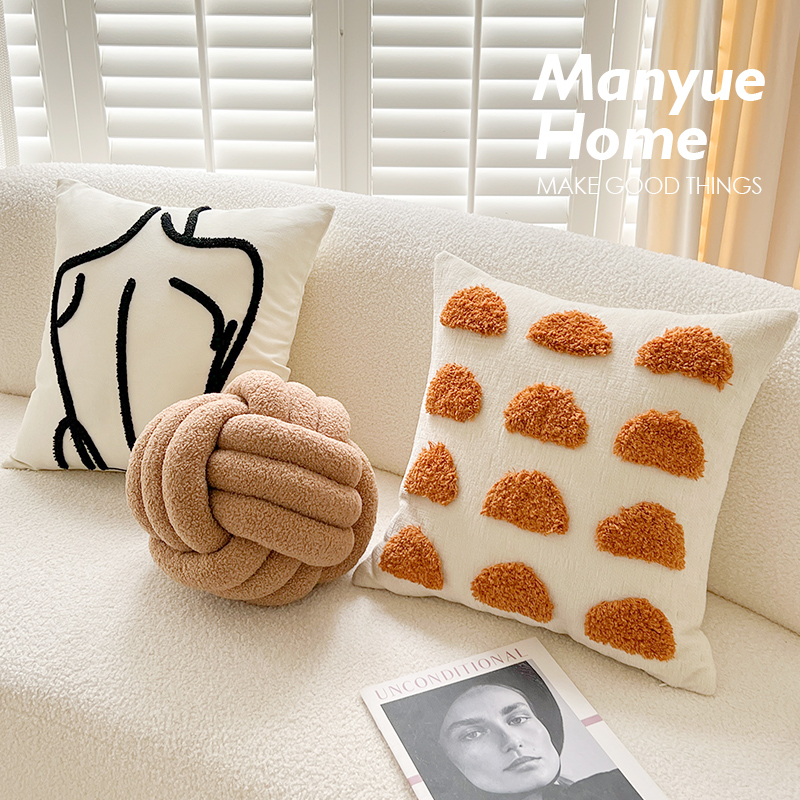 蔓越家现代抽象客厅沙发抱枕