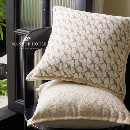 蔓越家新中式客厅沙发抱枕靠垫