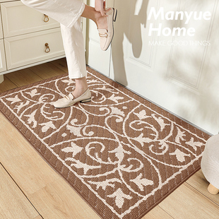 蔓越家 地垫北欧门口踩脚垫入户门防滑地毯简约现代玄关除尘垫子