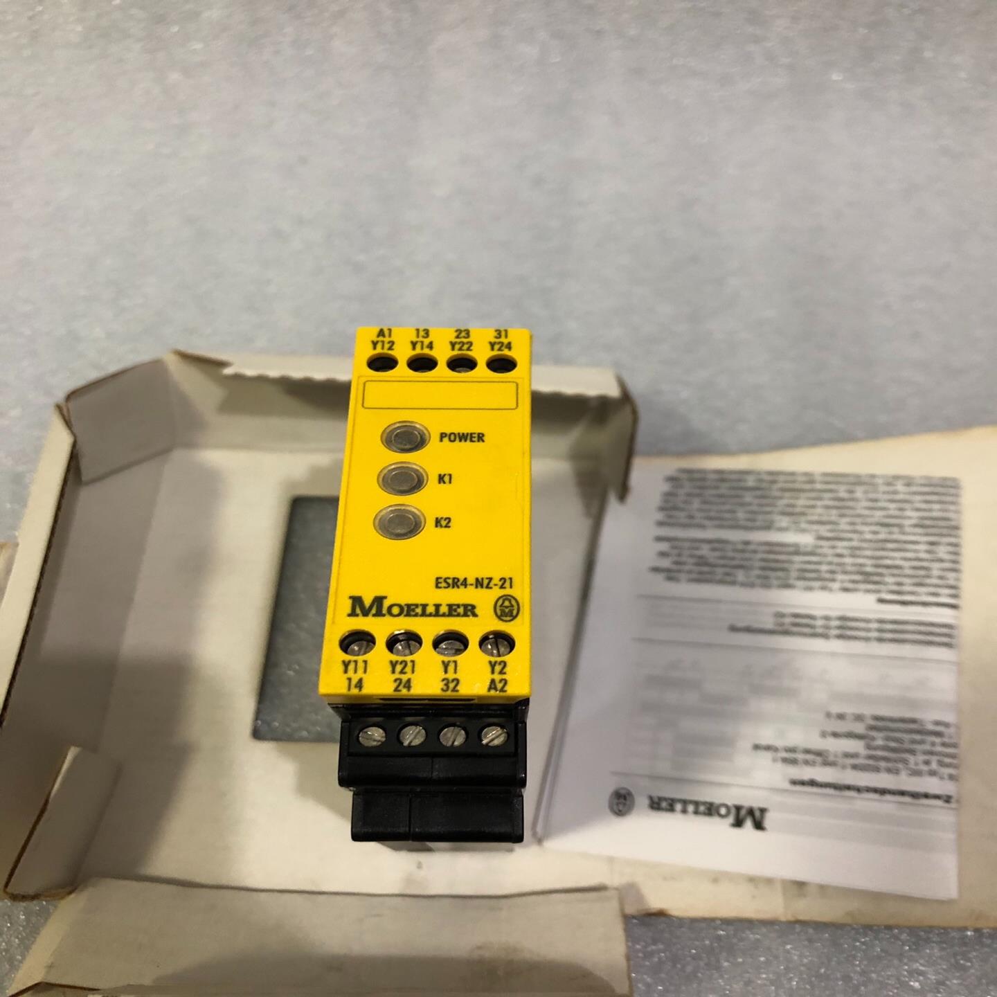 {雅致商行}金钟穆勒MOELLER安全继电器ESR4-NZ-21 24