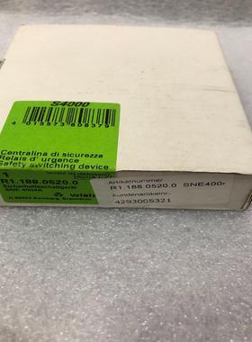 {雅致商行}威琅WIELAND 安全继电器SNE 4004K R118