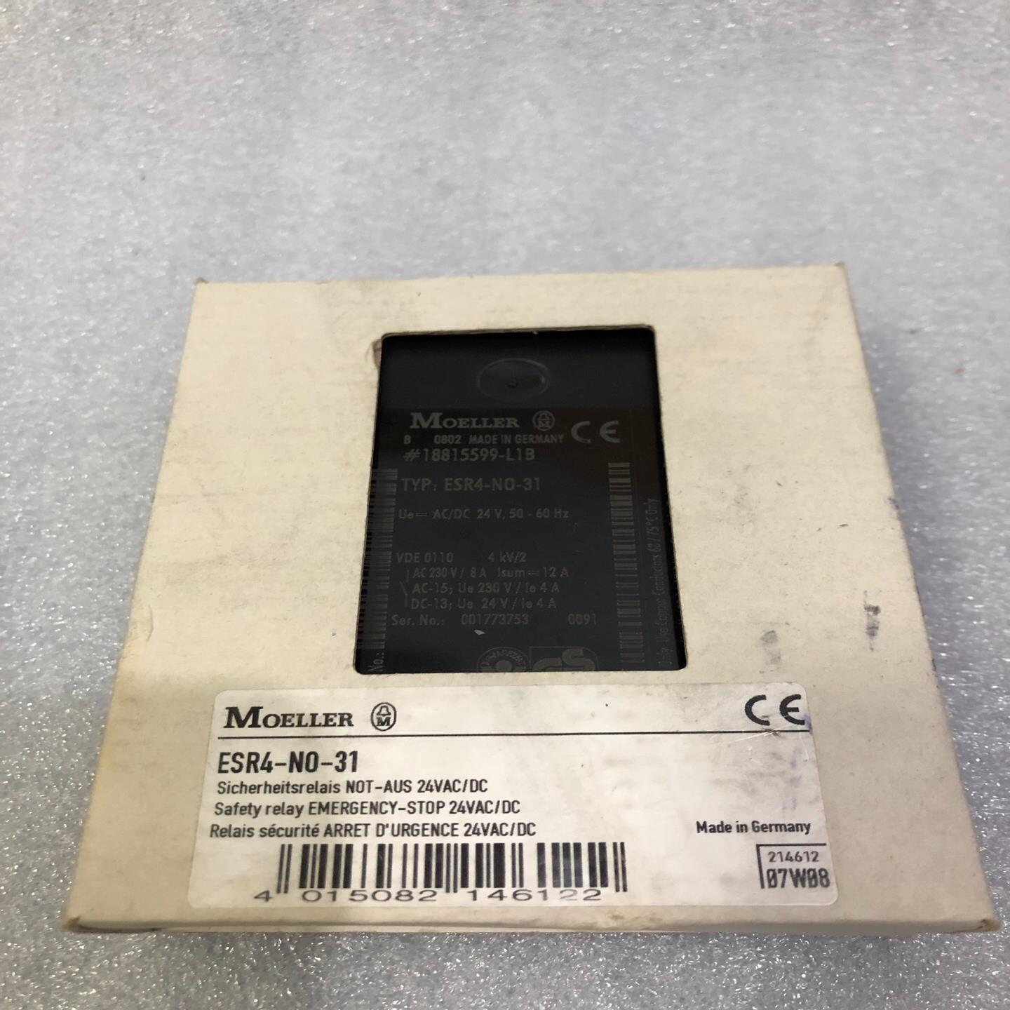 {雅致商行}金钟穆勒MOELLER安全继电器ESR4-NO-31 24