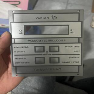{雅致商行}Varian瓦里安Turbo-V81-AG分子泵控制器面板