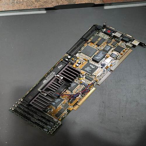 台湾 工控机主板 PCI-P2FV REV11 带CPU(雅子机械）