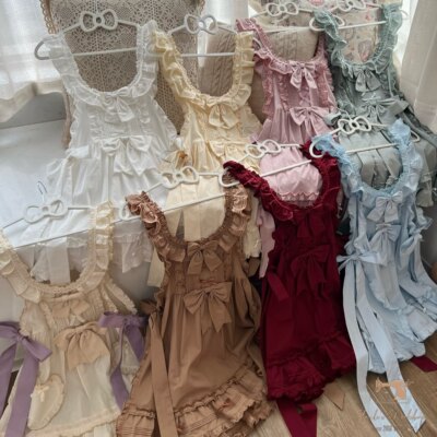 【再贩定金】物语系列小围裙.再贩8色 墙叔原创Lolita棉材质