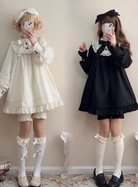 【墙叔原创lolita】安眠曲OP 裤子.墙叔原创Lolita纯棉材质纯色