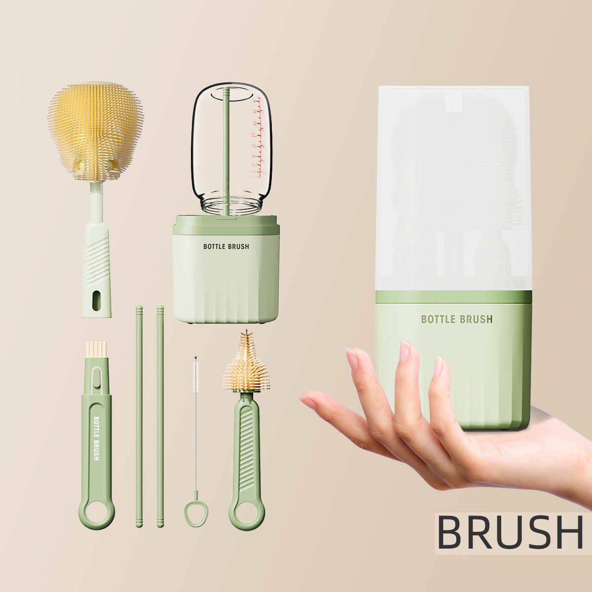 新生婴儿专用奶嘴吸管刷硅胶奶瓶刷洗奶瓶刷子涮子清洁刷清洗套装,婴童用品,奶瓶刷/奶嘴刷,淘宝优惠券,粉丝福利购,淘宝优惠卷