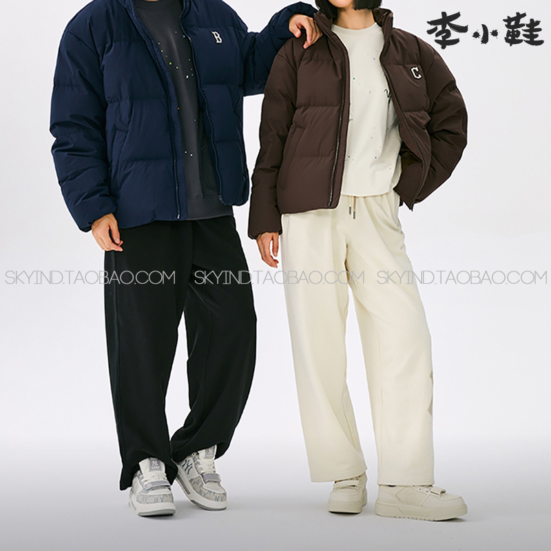 MLB 2025AW 保暖立领短款羽绒服男女克利夫兰印第安人3FDJB0456