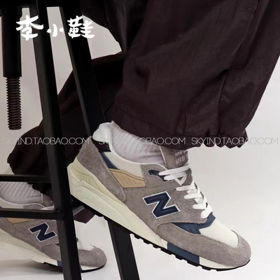 NEW BALANCE 23年新款男女美产元祖灰复古休闲舒适运动鞋U998