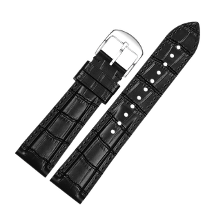 适配浪琴名匠L2L4手表带硅胶男月相康卡斯先行者竹节纹橡胶带20mm