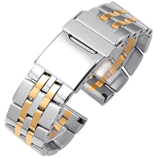 适用百年灵复仇者钢带手表带 男航空计时超级海洋原装表链24 22mm