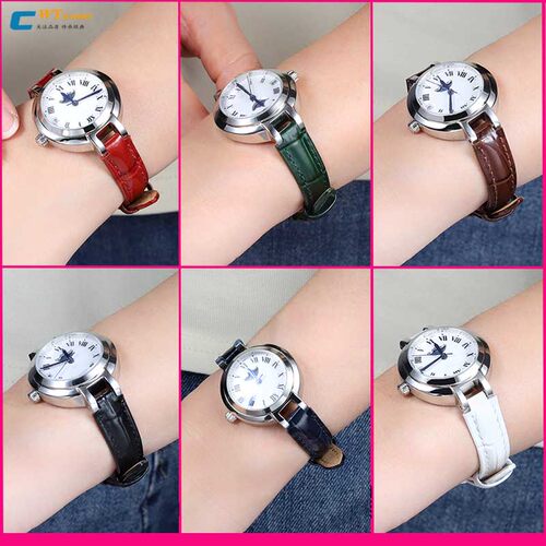 适配浪琴心月L8.110真皮手表带