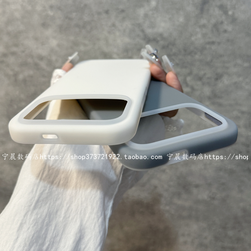 适用k90手机壳红米k90promax液态硅胶果冻保护套冷淡风莫迪兰色马卡龙韩国