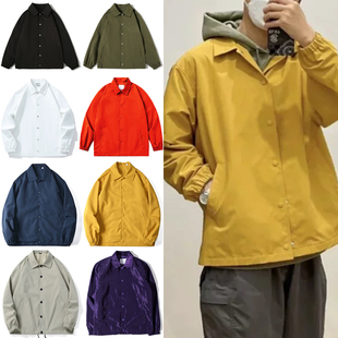 教练夹克男女士宽松休闲防嗮防水潮运动外套电音街舞嘻哈情侣装款