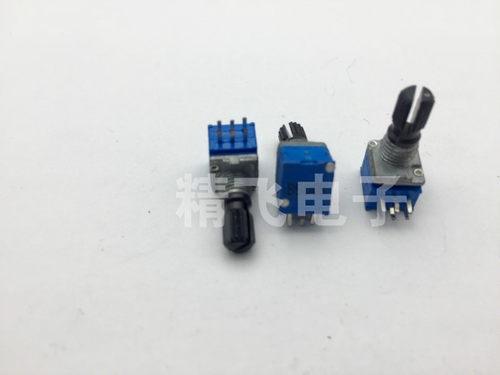 美国B0URNS班斯RK09精密双联电位器B500K*2轴长15MM锯齿