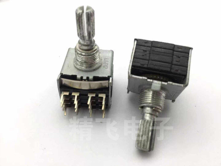 日本ALPS阿尔卑斯EC20编码器42定位16脚轴长20MM锯齿