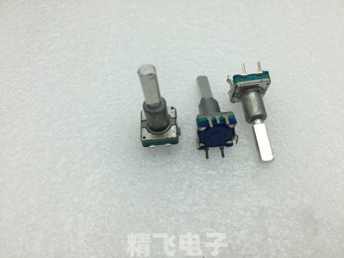 日本ALPS阿尔卑斯EC11编码带开关30定位15脉冲轴24MM开关行程1.5