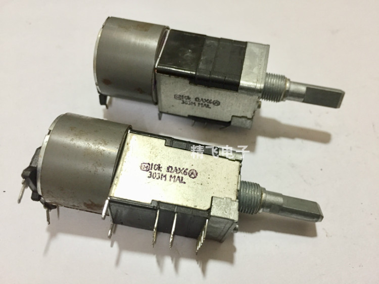 日本Panasonic松下RK16带驱动马达电位器A10K*6轴长25MM